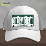 Colorado Fan Novelty License Plate Hat Mesh / White