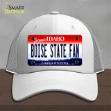 Boise State Fan Novelty License Plate Hat Mesh / White