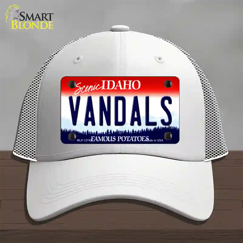 Vandals Novelty License Plate Hat Mesh / White