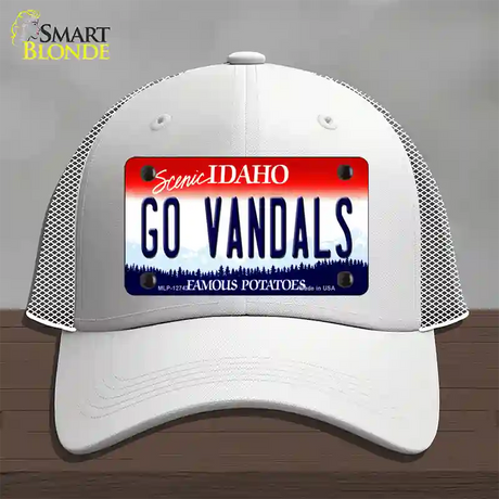 Go Vandals Novelty License Plate Hat Mesh / White