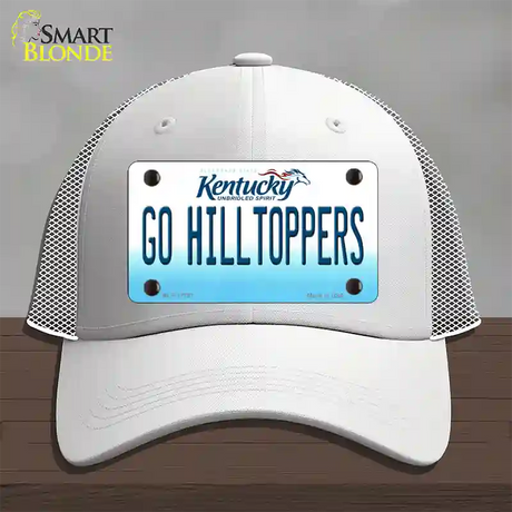 Go Hilltoppers Novelty License Plate Hat Tag Mesh / White