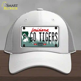 Louisiana Go Tigers Novelty License Plate Hat Tag Mesh / White