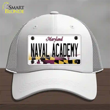 Naval Academy Novelty License Plate Hat Tag Mesh / White