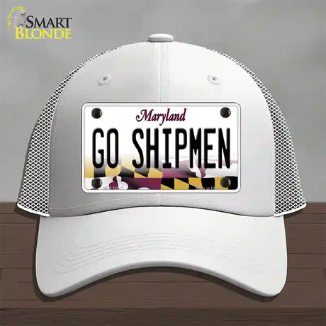 Go Shipmen Novelty License Plate Hat Tag Mesh / White