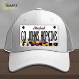 Go Johns Hopkins Novelty License Plate Hat Mesh / White