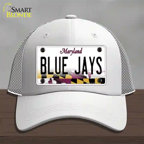 Blue Jays Novelty License Plate Hat Mesh / White