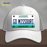 Go Missouri Novelty License Plate Hat Mesh / White