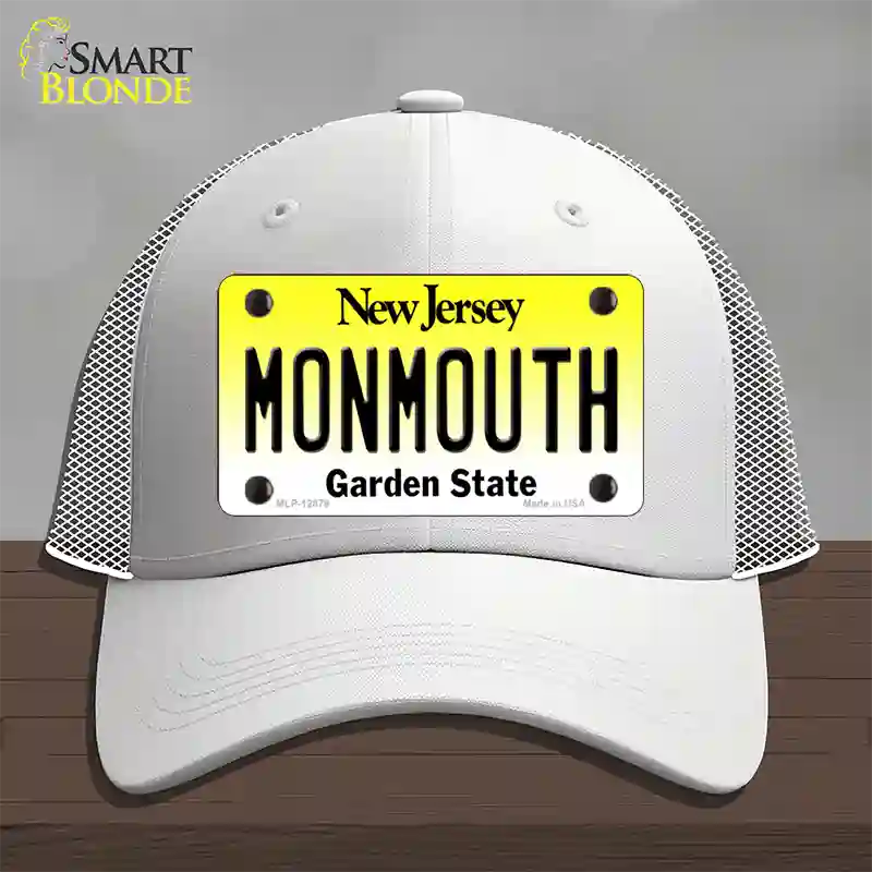 Monmouth Novelty License Plate Hat Mesh / White