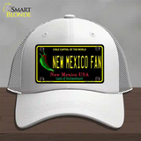 New Mexico Fan Novelty License Plate Hat Mesh / White