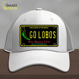 Go Lobos Novelty License Plate Hat Mesh / White