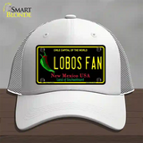 Lobos Fan Novelty License Plate Hat Mesh / White