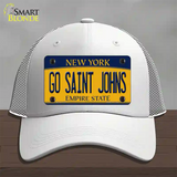 Go Saint Johns Novelty License Plate Hat Mesh / White