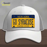 Go Syracuse Novelty License Plate Hat Mesh / White