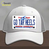 Go Tar Heels Novelty License Plate Hat Mesh / White