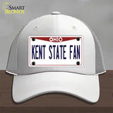 Kent State Fan Novelty License Plate Hat Mesh / White