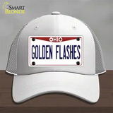 Golden Flashes Novelty License Plate Hat Mesh / White