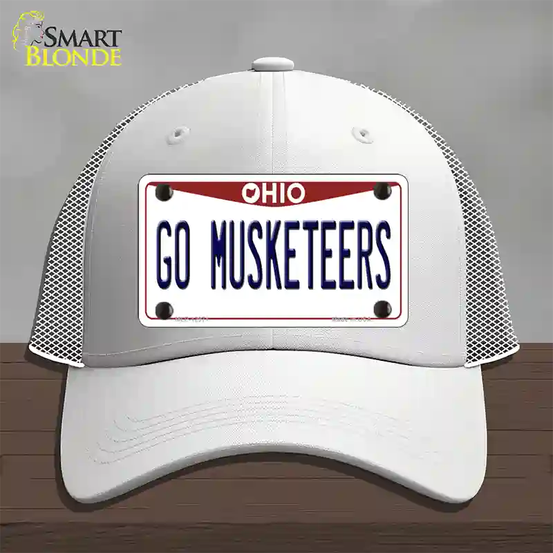 Go Musketeers Novelty License Plate Hat Mesh / White