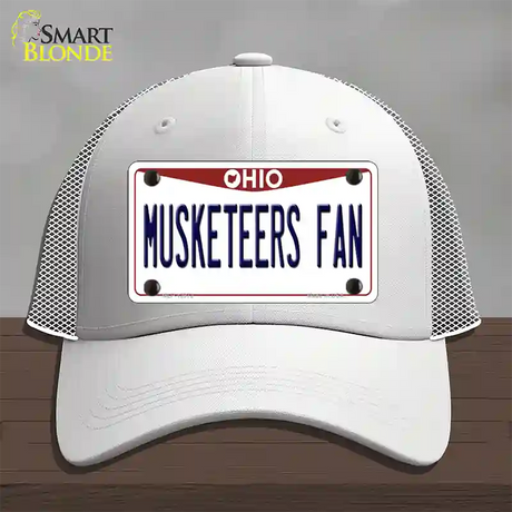 Musketeers Fan Novelty License Plate Hat Mesh / White