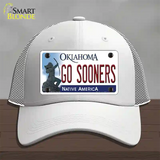 Go Sooners Novelty License Plate Hat Mesh / White