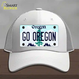 Go Oregon Novelty License Plate Hat Mesh / White