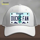 Ducks Fan Novelty License Plate Hat Mesh / White