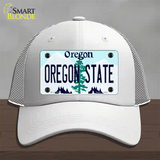 Oregon State Novelty License Plate Hat Mesh / White