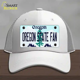 Oregon State Fan Novelty License Plate Hat Mesh / White