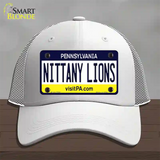 Nittany Lions Novelty License Plate Hat Mesh / White