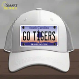 South Carolina Go Tigers Novelty License Plate Hat Mesh / White