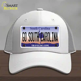 Go South Carolina Novelty License Plate Hat Mesh / White