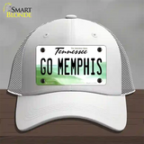 Go Memphis Novelty License Plate Hat Mesh / White