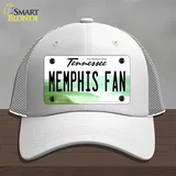 Memphis Fan Novelty License Plate Hat Mesh / White