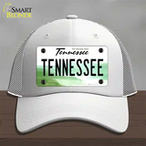 Tennessee Novelty License Plate Hat Mesh / White