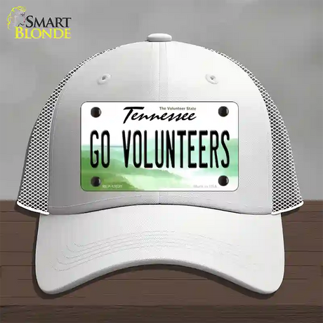 Go Volunteers Novelty License Plate Hat Mesh / White