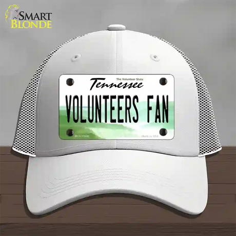 Volunteers Fan Novelty License Plate Hat Mesh / White