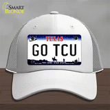 Go TCU Novelty License Plate Hat Mesh / White