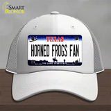 Horned Frogs Fan Novelty License Plate Hat Mesh / White