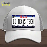 Go Texas Tech Novelty License Plate Hat Mesh / White