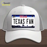 Texas Fan Novelty License Plate Hat Mesh / White