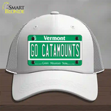 Go Catamounts Novelty License Plate Hat Mesh / White