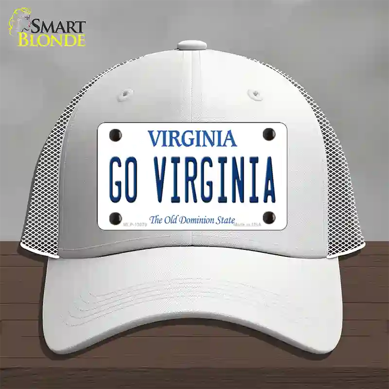 Go Virginia Novelty License Plate Hat Mesh / White