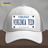 Virginia Tech Novelty License Plate Hat Mesh / White