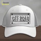 Off Road Novelty License Plate Hat Mesh / White