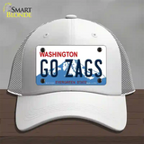 Go Zags Novelty License Plate Hat Mesh / White