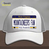 Mountaineers Fan Novelty License Plate Hat Mesh / White