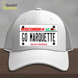 Go Marquette Novelty License Plate Hat Mesh / White