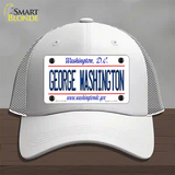 George Washington Novelty License Plate Hat Mesh / White