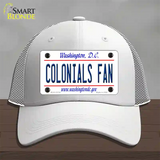 Colonials Fan Novelty License Plate Hat Mesh / White