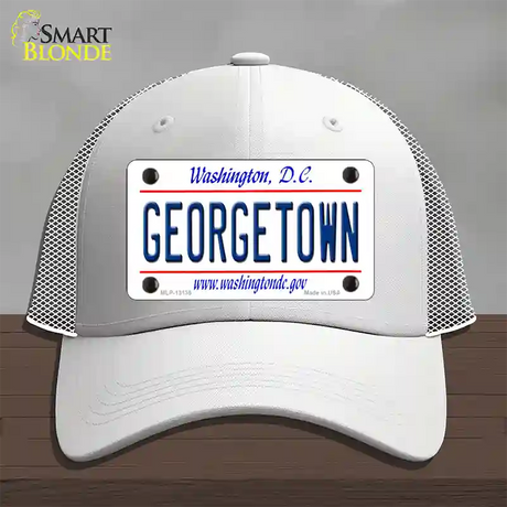 Georgetown Novelty License Plate Hat Mesh / White