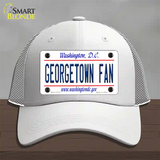 Georgetown Fan Novelty License Plate Hat Mesh / White